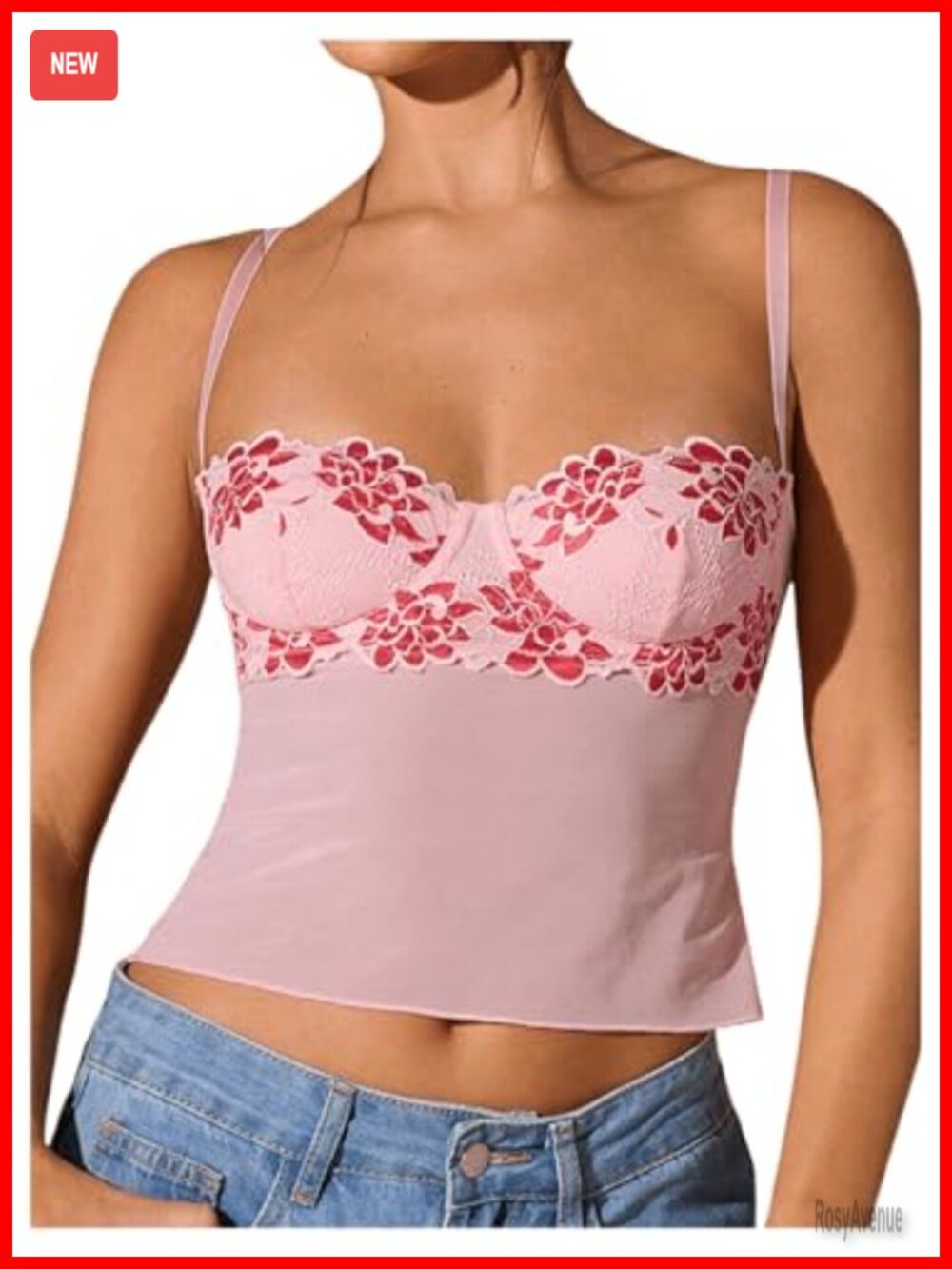 Leopard Print Lace Crop Corset Top Low Cut Sexy Party Cami